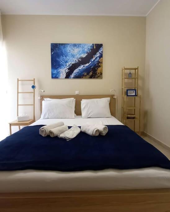 Apartamento (C4) Blue -Spacious 1bdr corner flat/balcony/view Atenas Exterior foto