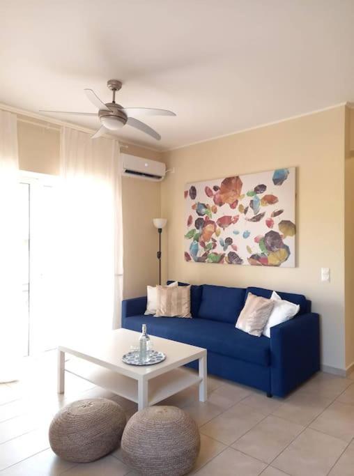 Apartamento (C4) Blue -Spacious 1bdr corner flat/balcony/view Atenas Exterior foto